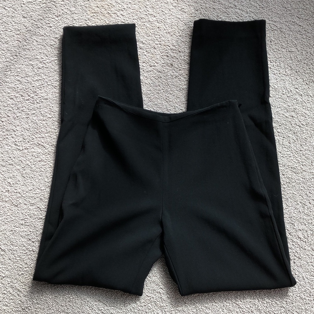 New Giorgio Armani wool high waisted minimalist straight leg trouser